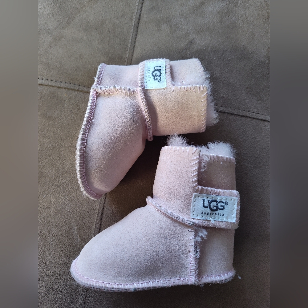 UGG Pink Baby Booties